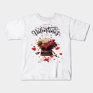 valentines day Authors love Kids T-Shirt